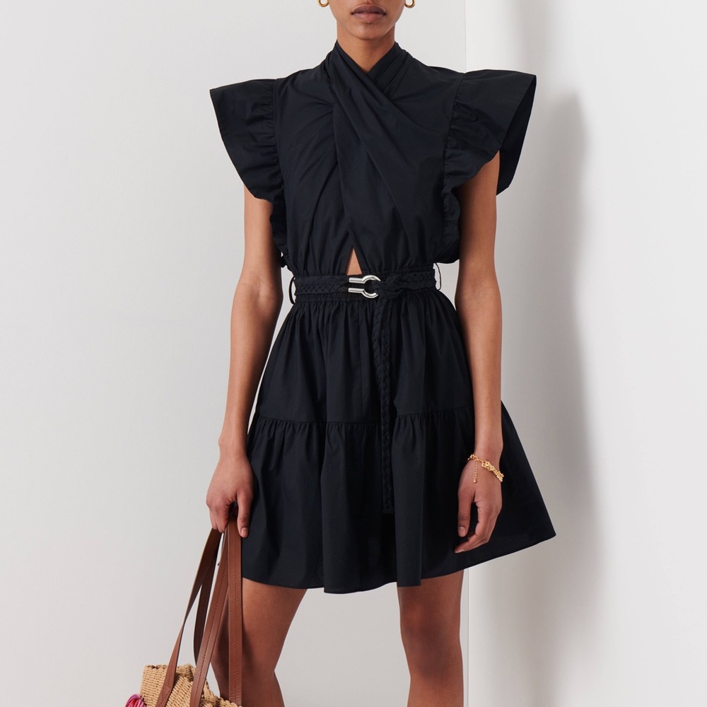 Derek Lam Finn Dress Black